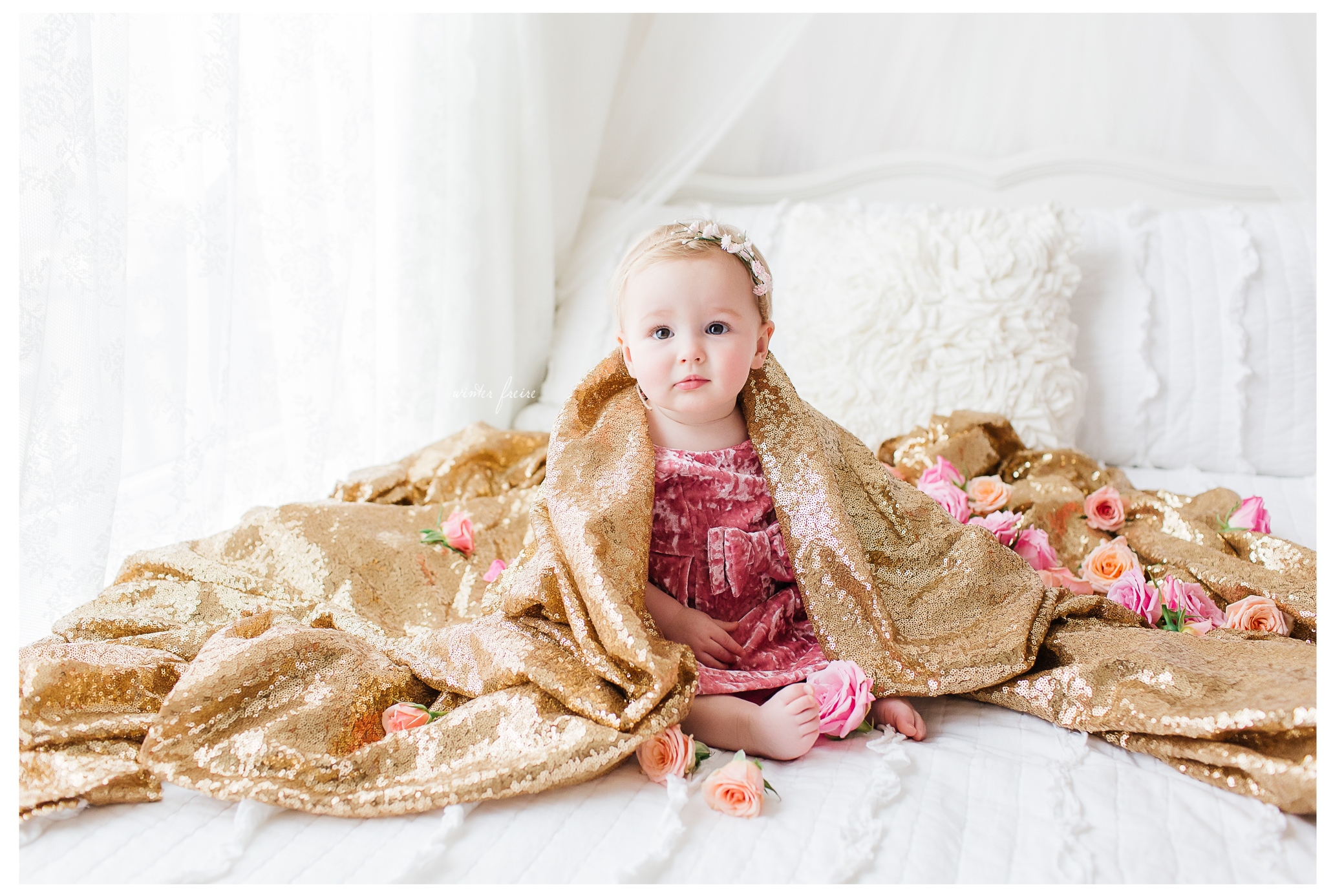 Winter Freire Photography | One Year Milestone Session | Sweet Pure Organic Portraits | Dayton, Ohio Photography | Natural Light | Fine Art Baby Photography