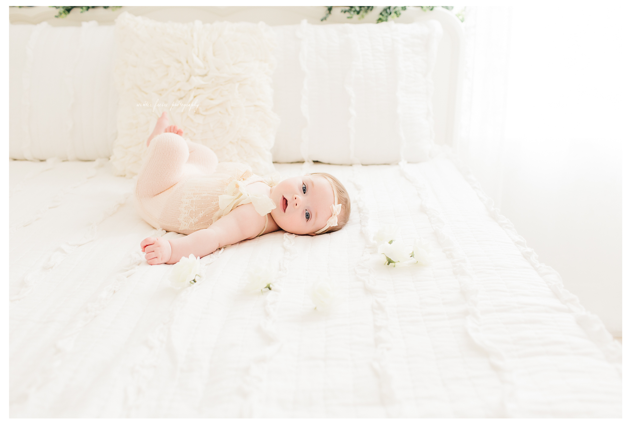 Winter Freire Photography | Petite Milestone Session | Sweet Pure Organic Portraits | Dayton, Ohio Baby Photography | Natural Light | Fine Art Baby Photography | Dayton, Ohio Baby Photographer