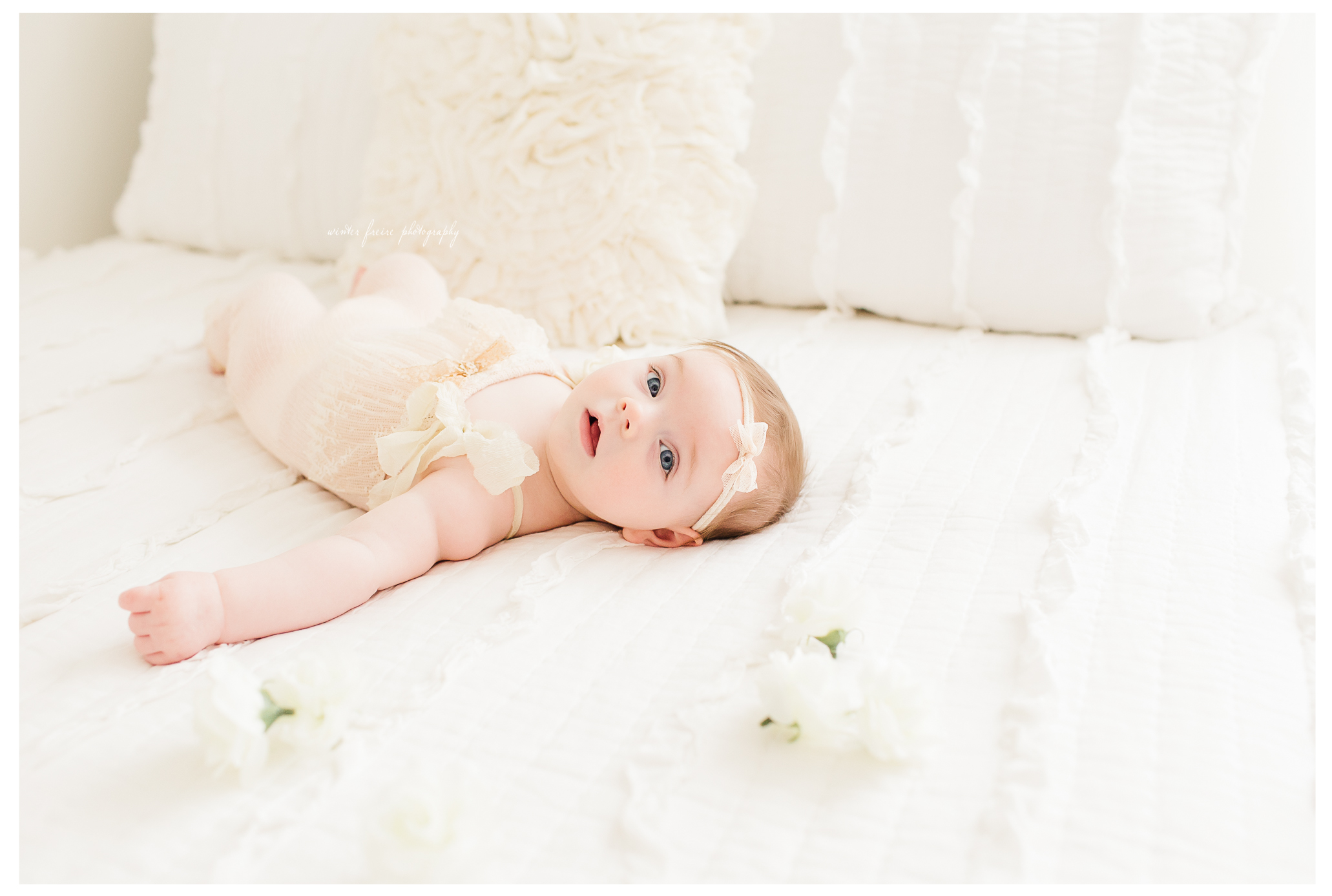 Winter Freire Photography | Petite Milestone Session | Sweet Pure Organic Portraits | Dayton, Ohio Baby Photography | Natural Light | Fine Art Baby Photography | Dayton, Ohio Baby Photographer