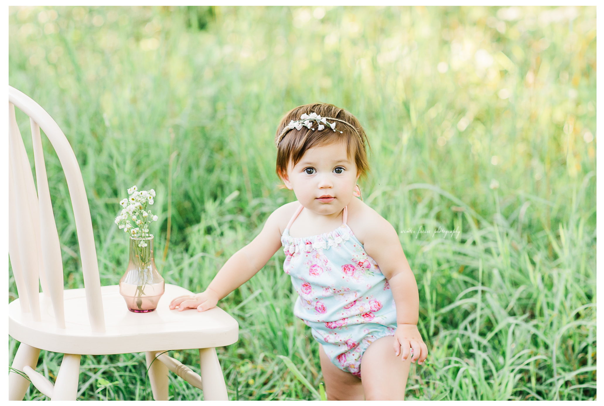 Winter Freire Photography | Sweet Pure Organic Baby and Child Portraits | Dayton, Ohio Milestone Photography | Natural Light | Fine Art Portrait Photography | Dayton, Ohio Photographer | Fine Art Photographer | Baby Milestone Photography Session