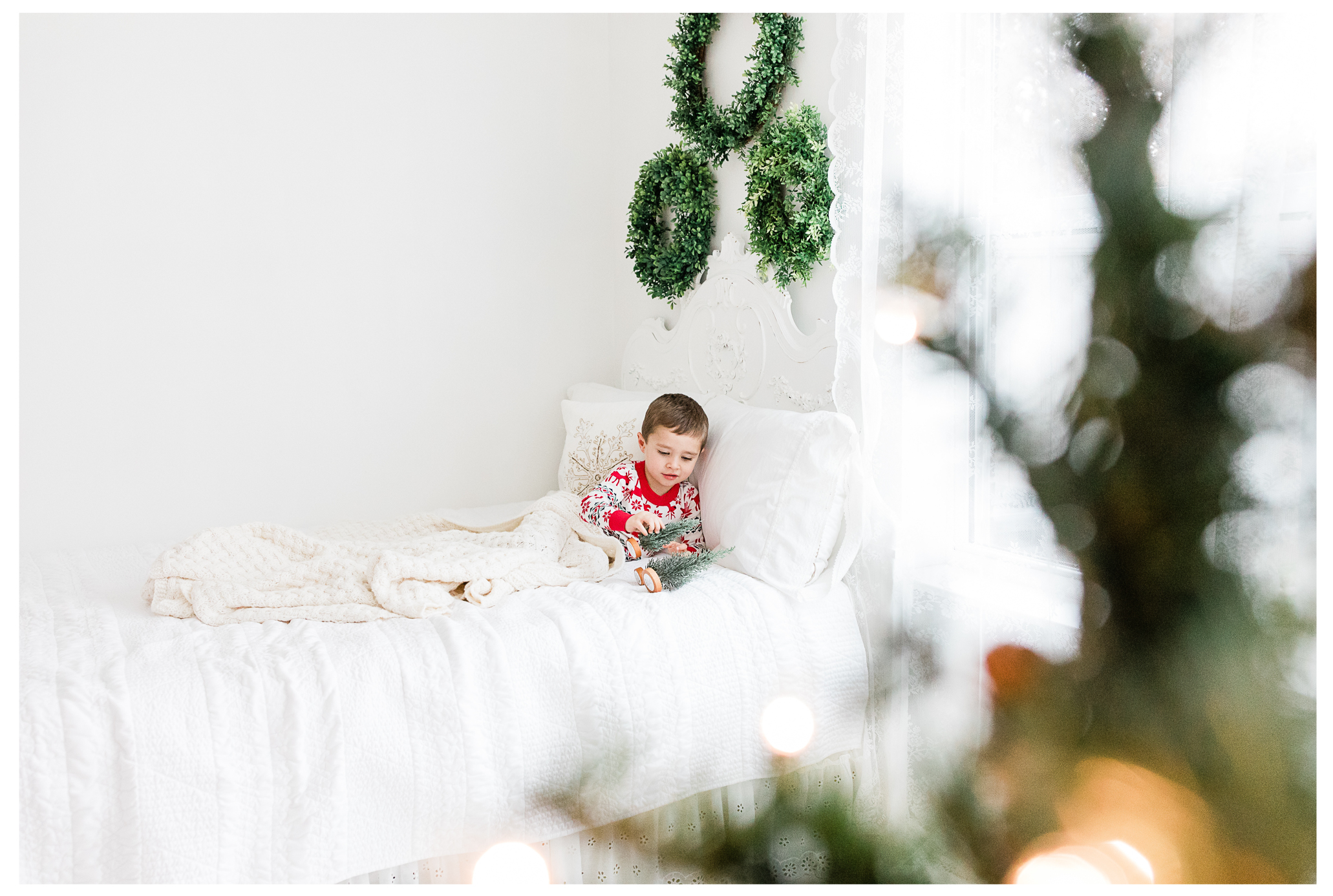Winter Freire Photography | Elegant Organic Timeless Portraiture | Natural Light Lifestyle Studio Photographer | Holiday PJ Family Session Dayton, Ohio