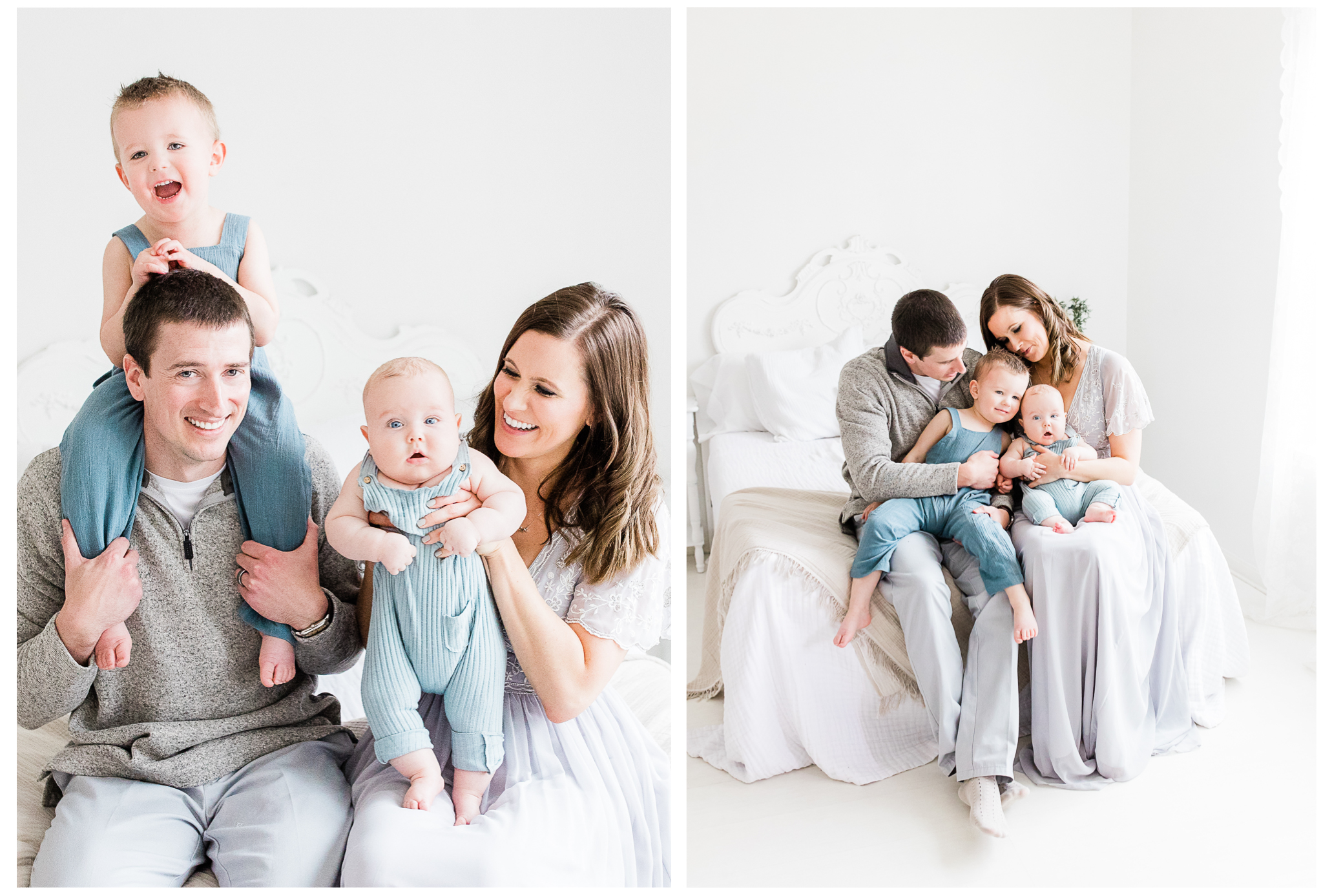 Dayton Baby and Family Photography | Winter Freire Photography | Dayton, Ohio Photographer | Organic Baby Milestone Studio Session Centerville, OH | Timeless Organic Child and Family Portraits
