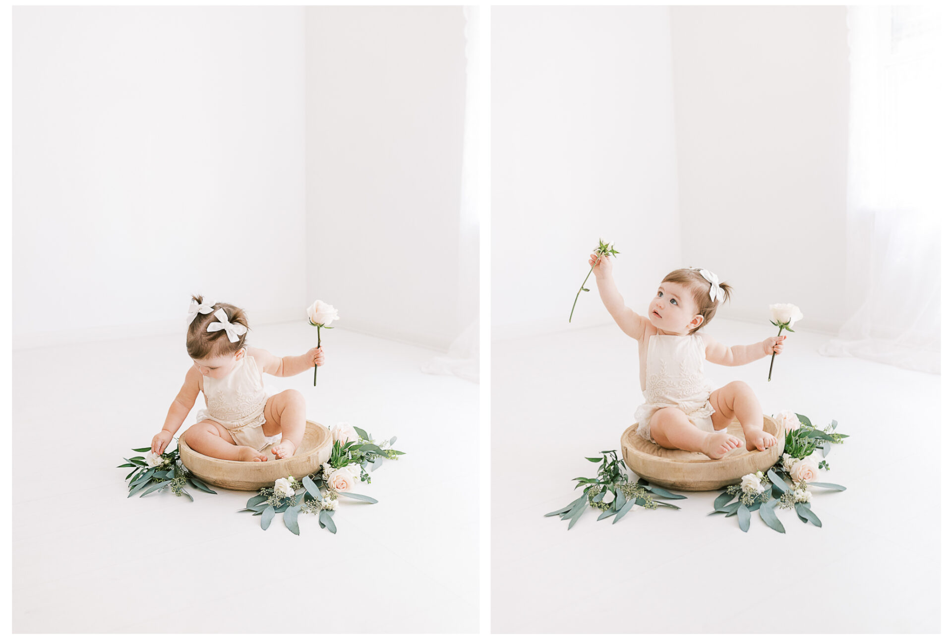 Winter Freire Photography | First Birthday Baby Milestone Photography | Natural Light Photography Studio Dayton, Ohio