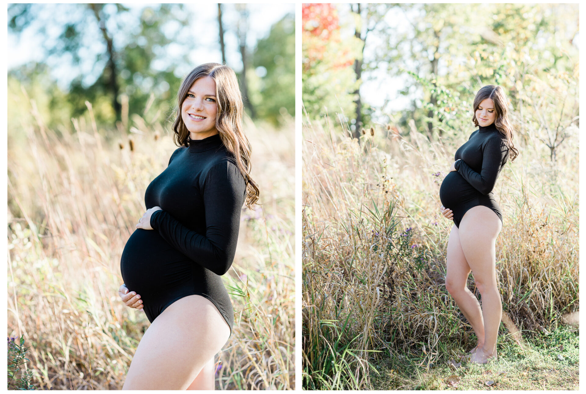 Winter Freire Photography | Natural Light Filled Maternity Session Dayton, OH | Outdoor Maternity Boudoir Photography | Organic Photography Ohio